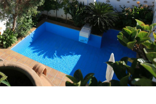 Traditional cozy villa with a small garden, open-space sitting area and private pool