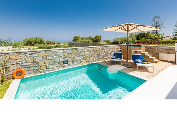 Gracious beachfront villa in Pigianos Kampos for 5, photo 4