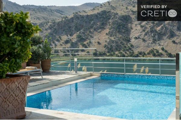 Enjoy the Cretan landscape and relax in the private pool.