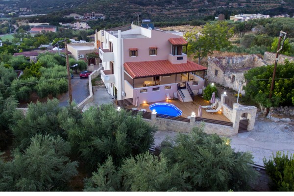 Private pool villa in Dafni, sleeps 10, photo 1