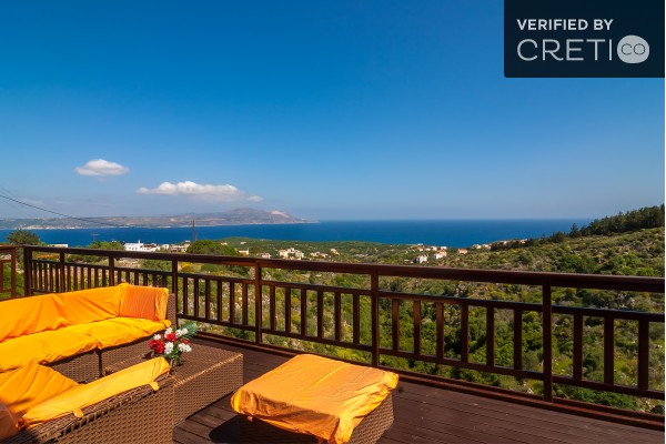 Villa with sea view in Vamos for 8, photo 4